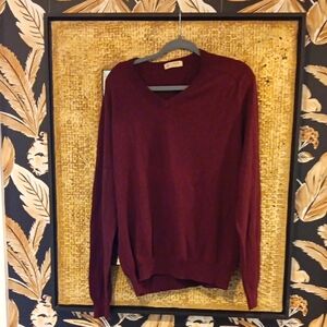 J. Crew Men's Burgundy Sweater